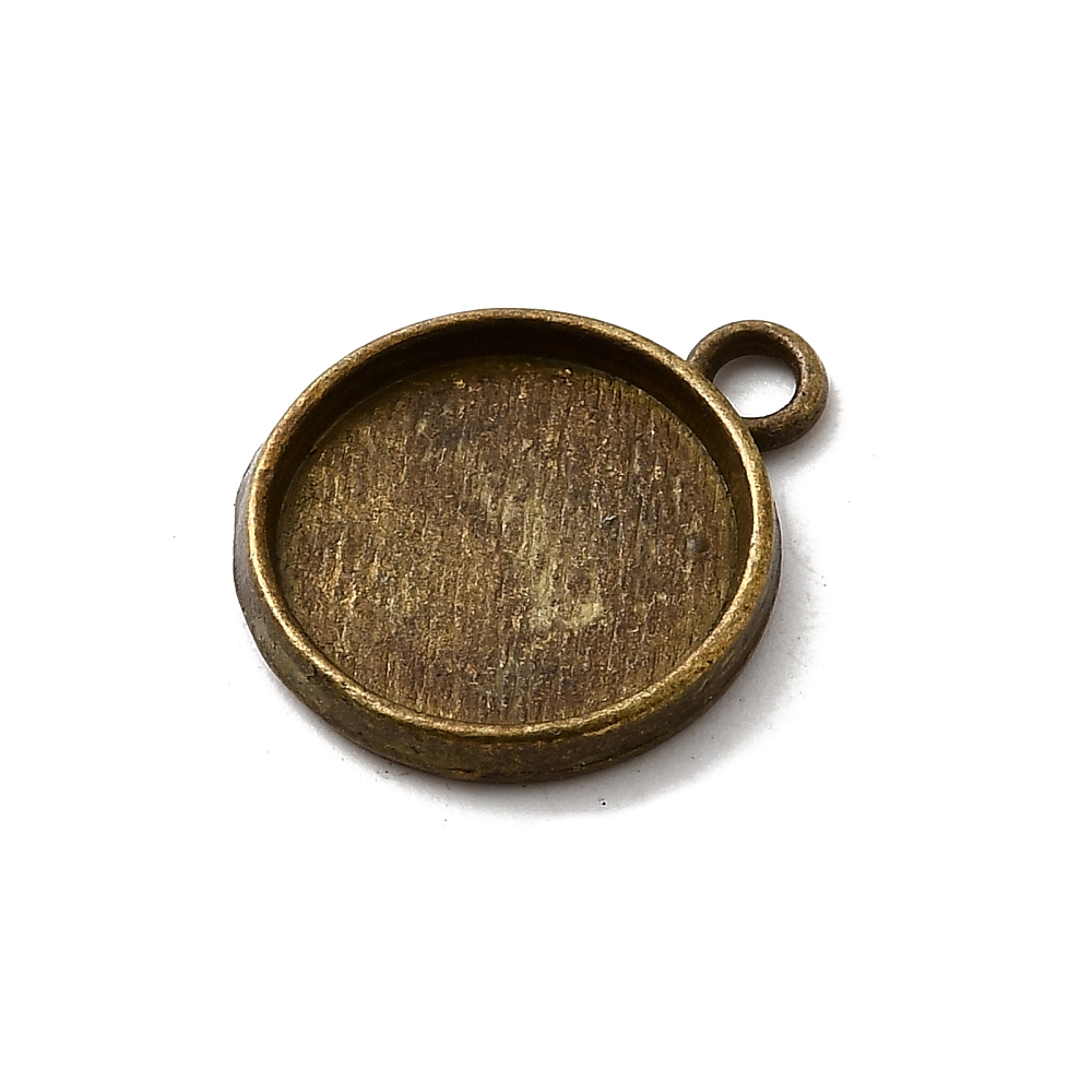 Cabochonfäste brons 12 mm
