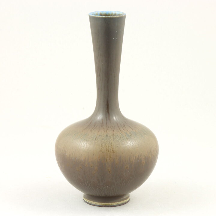 ベルント・フリーベリ  一点もの  斑のある茶色いベース  (15cm)  1962年