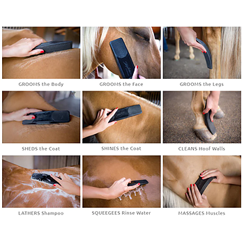 STRIPHAIR GENTLE GROOMER-FOR HORSES