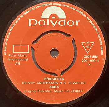 ABBA - Chiquitita KENYA 45 1979!