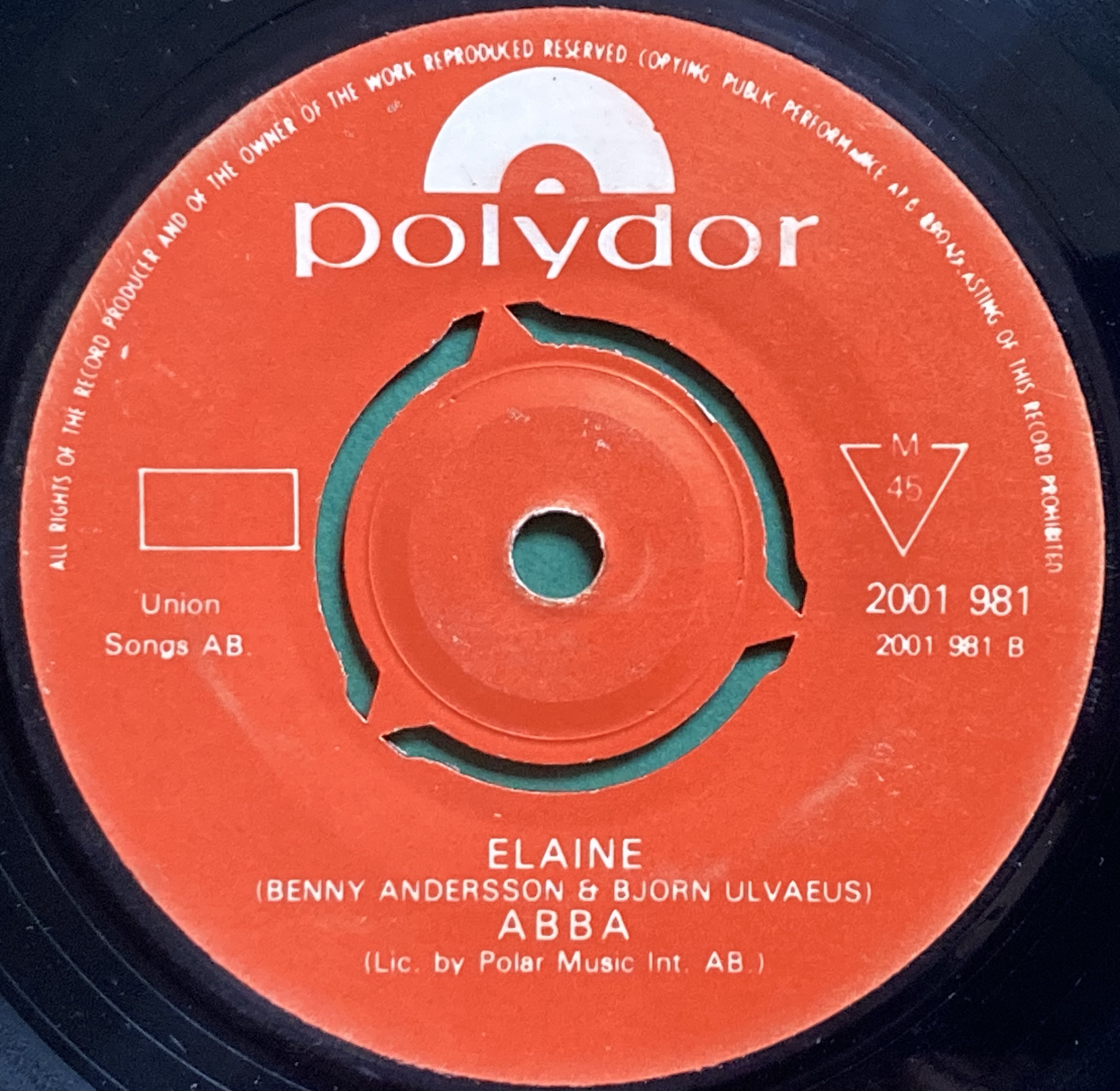 ABBA - The winner takes it all KENYA 45 1980! - 2