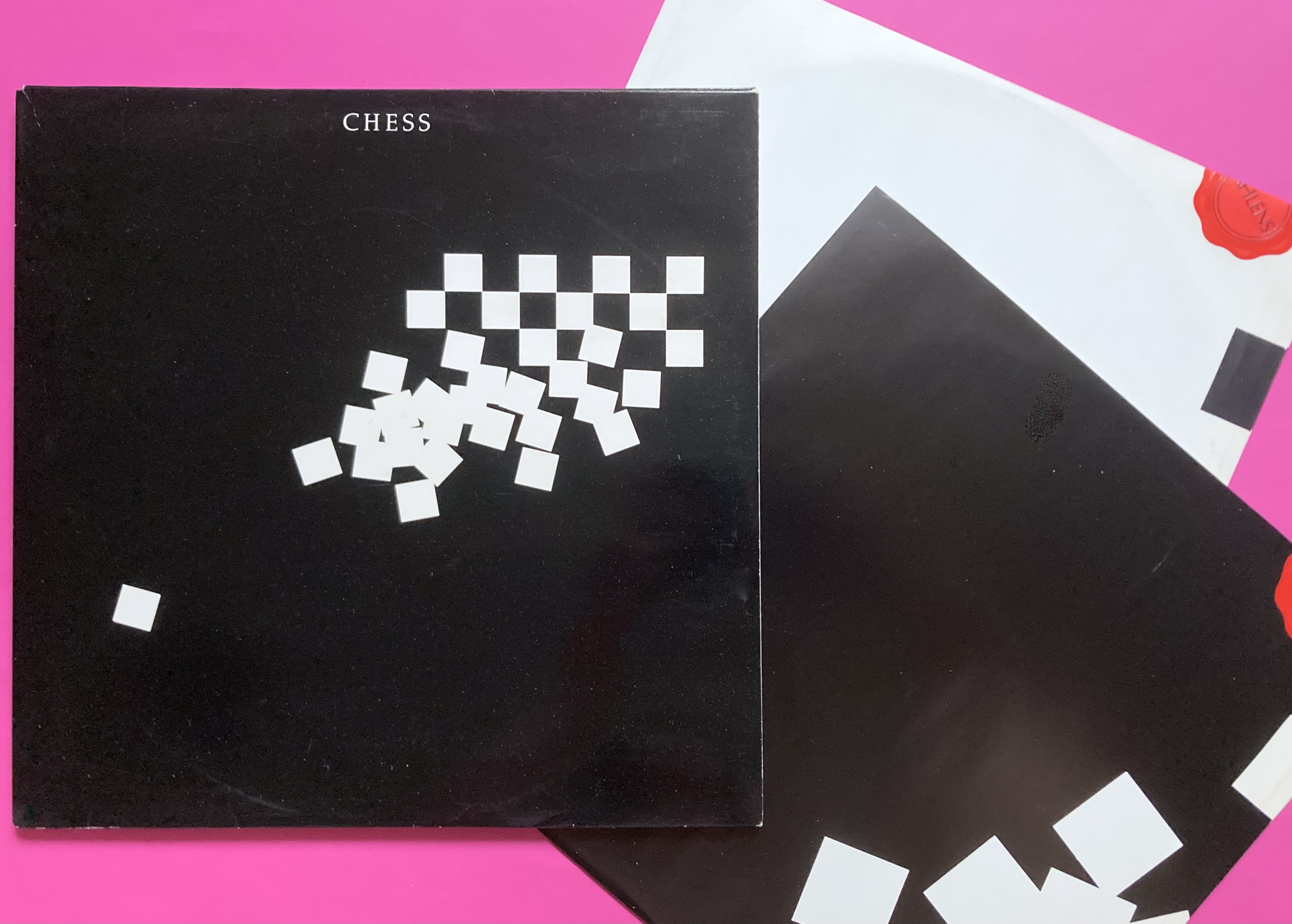 CHESS / BJÖRN & BENNY Swe orig 2LP 1984 - 5