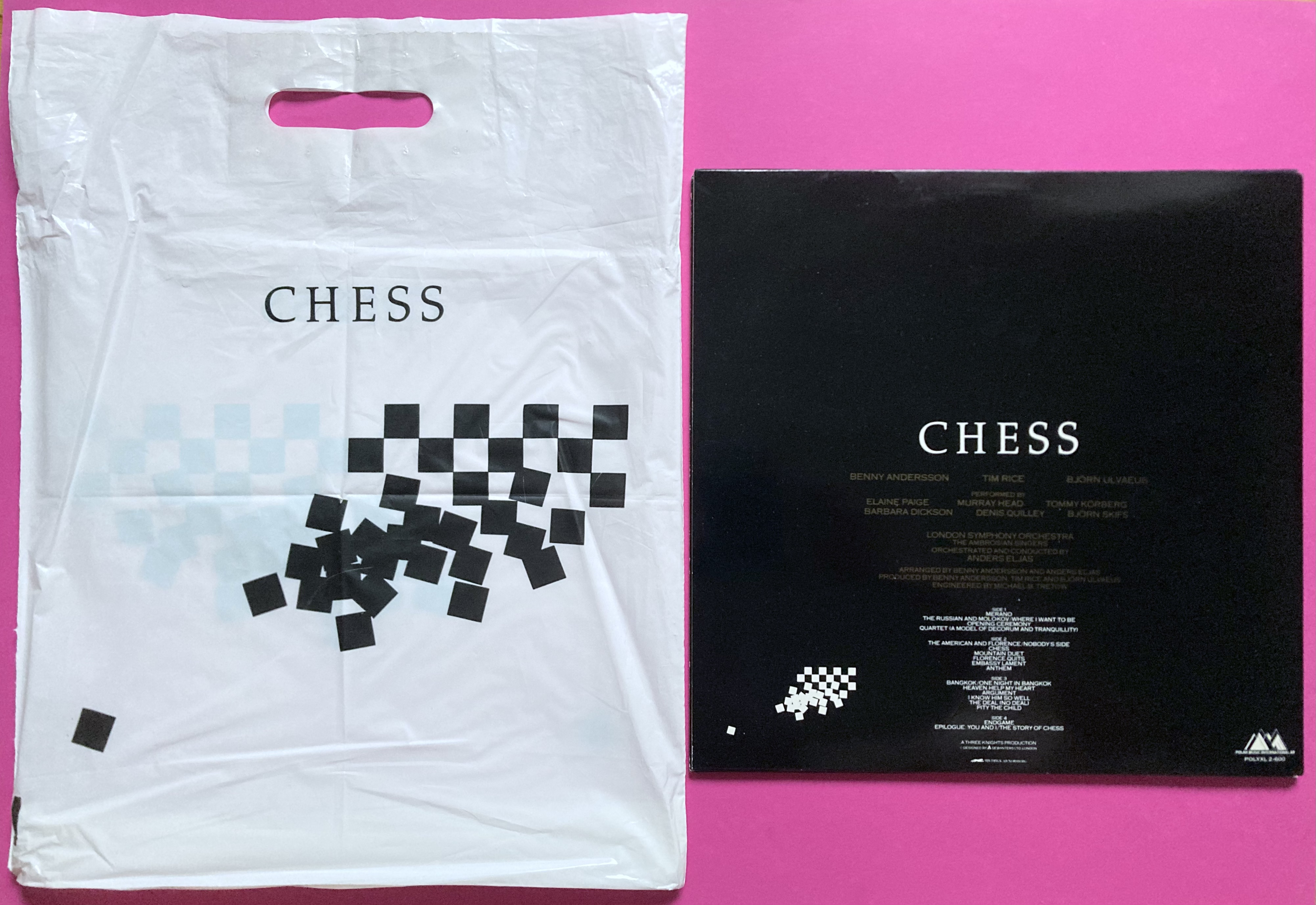 CHESS / BJÖRN & BENNY Swe orig 2LP 1984 - 2