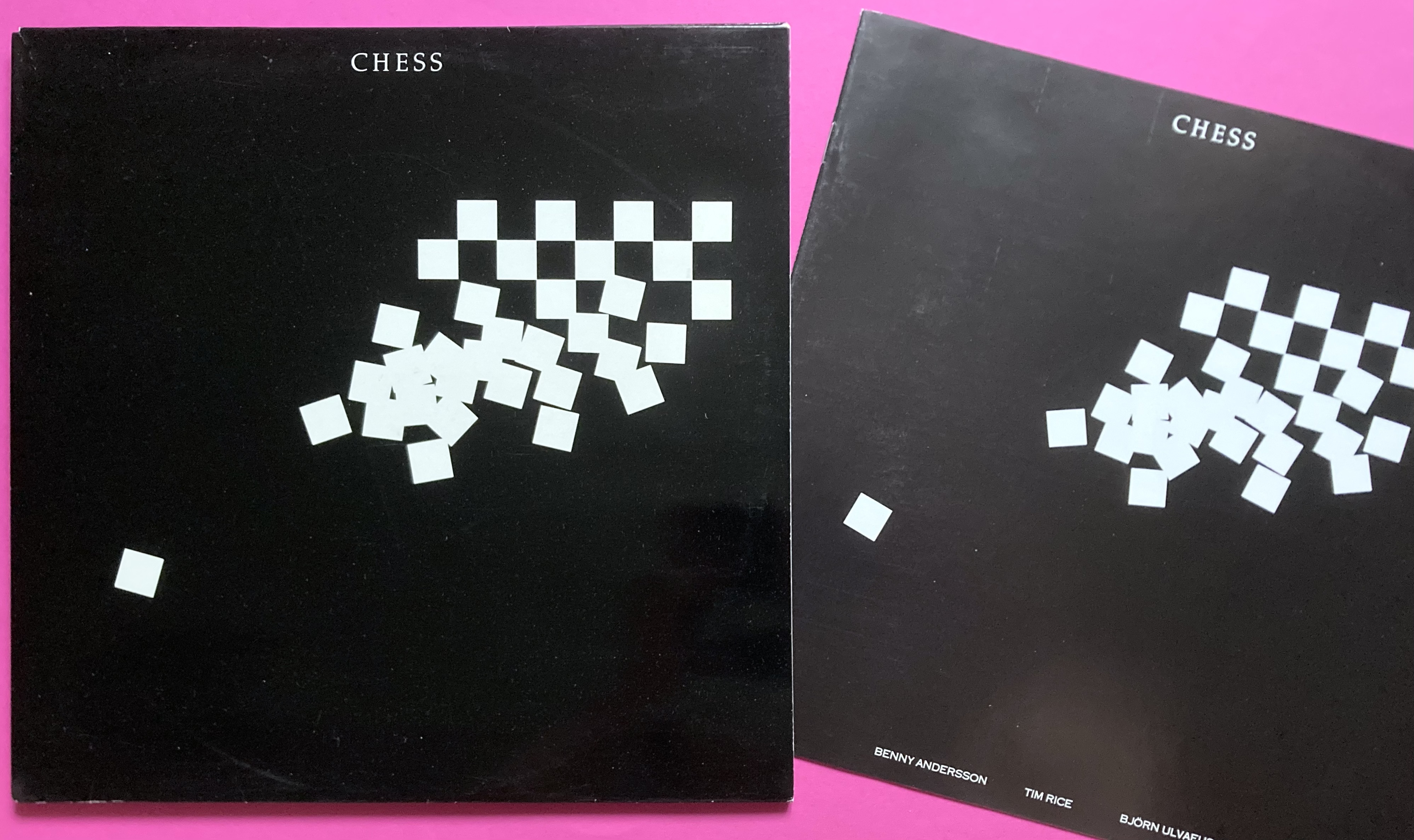 CHESS / BJÖRN & BENNY Swe orig 2LP 1984 - 6