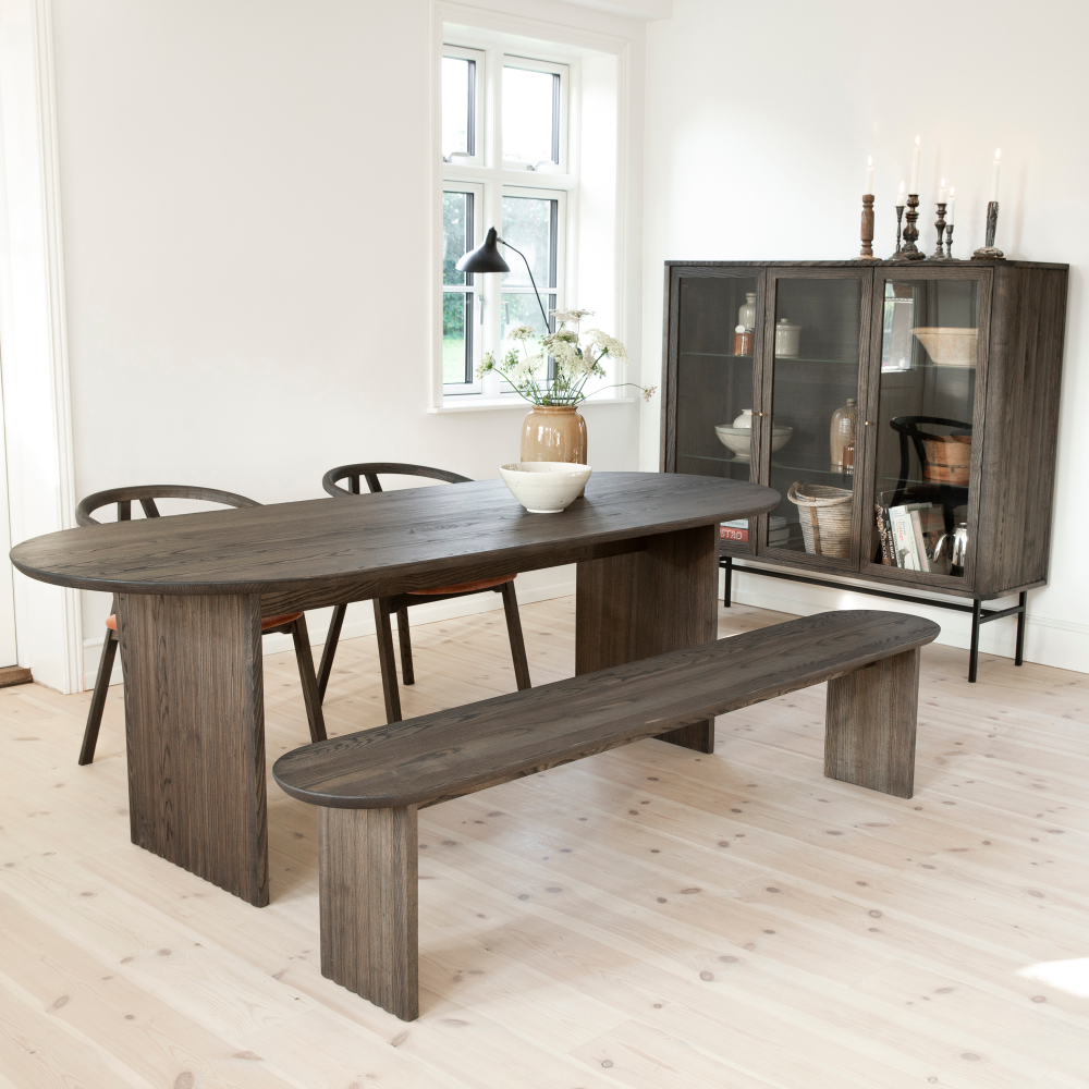 Velvet vitrine - 3 doors (several choices) - Kristensen & Kristensen - 8