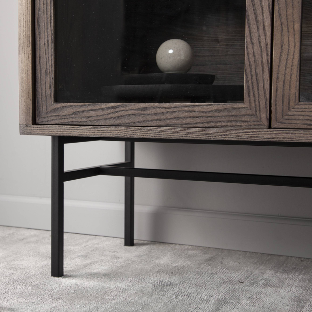Velvet vitrine - 3 doors (several choices) - Kristensen & Kristensen - 5