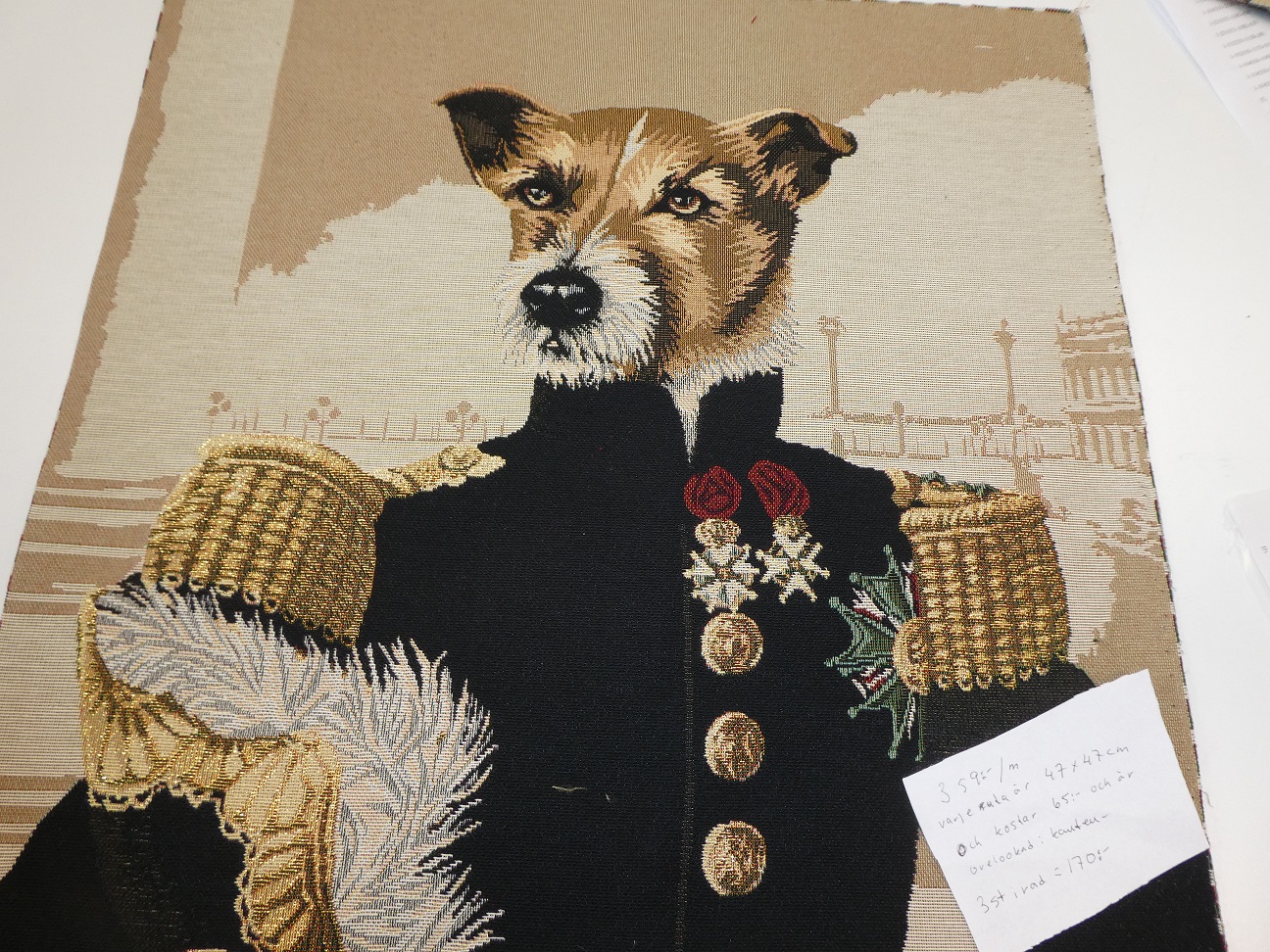 hund i gobeläng
