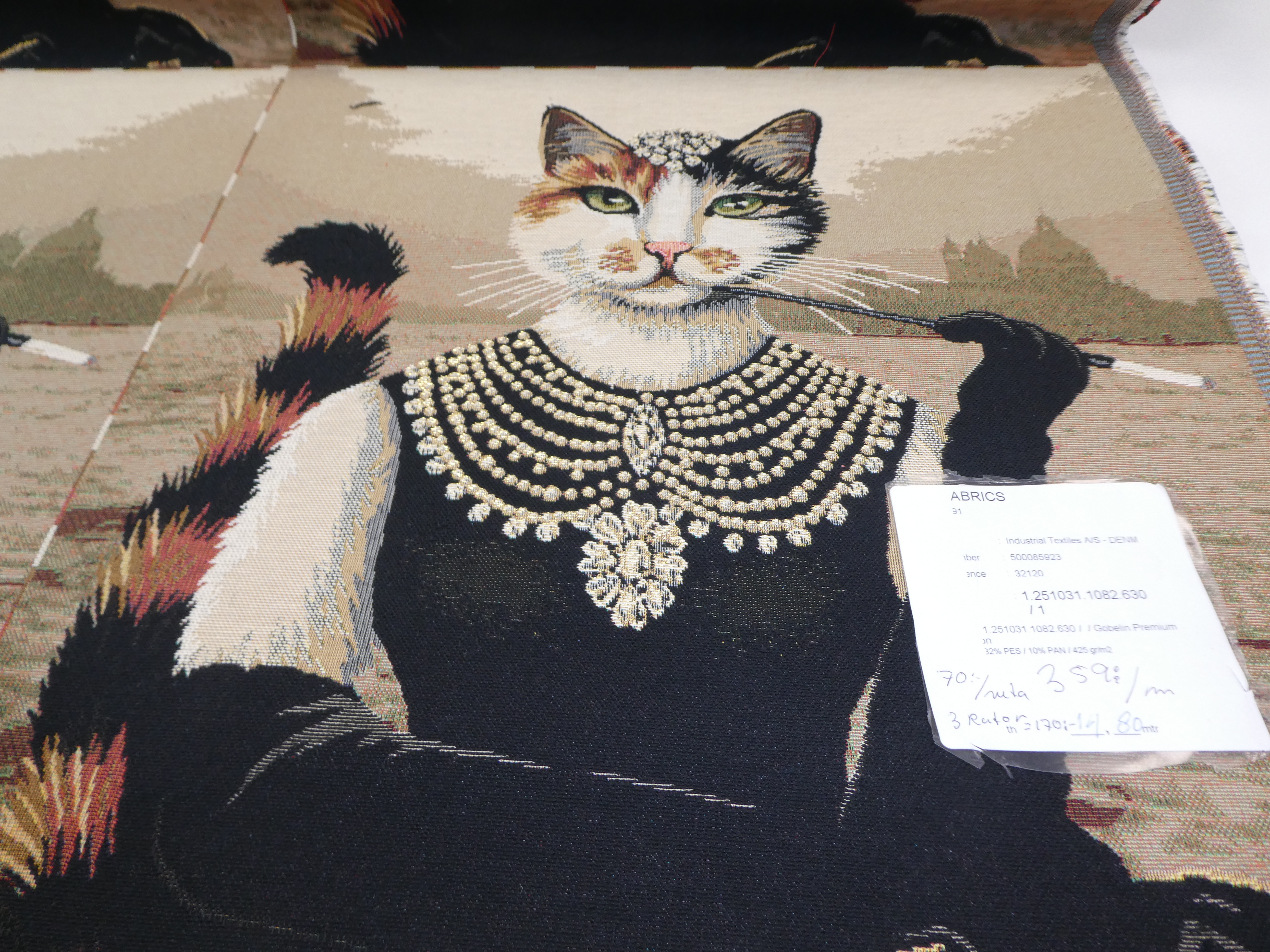 Katt gobeläng