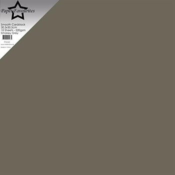 Cardstock Paper Favourites Släta 520 -Smokey Grey