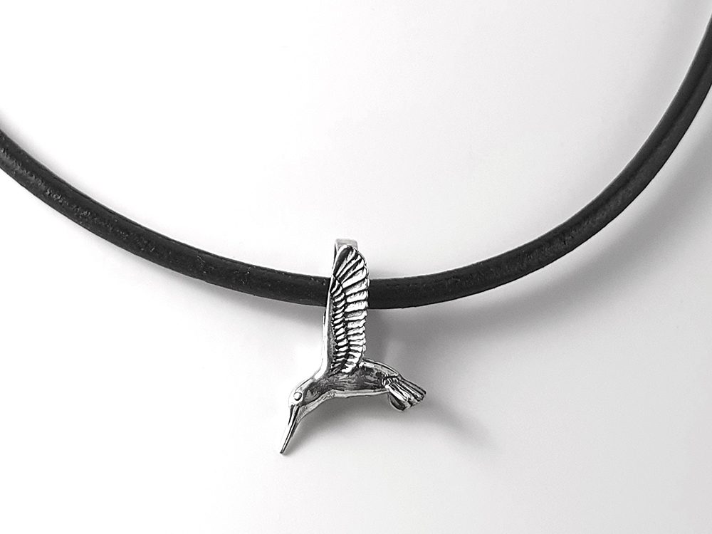 Kolibrie, hänge 925-silver - 2