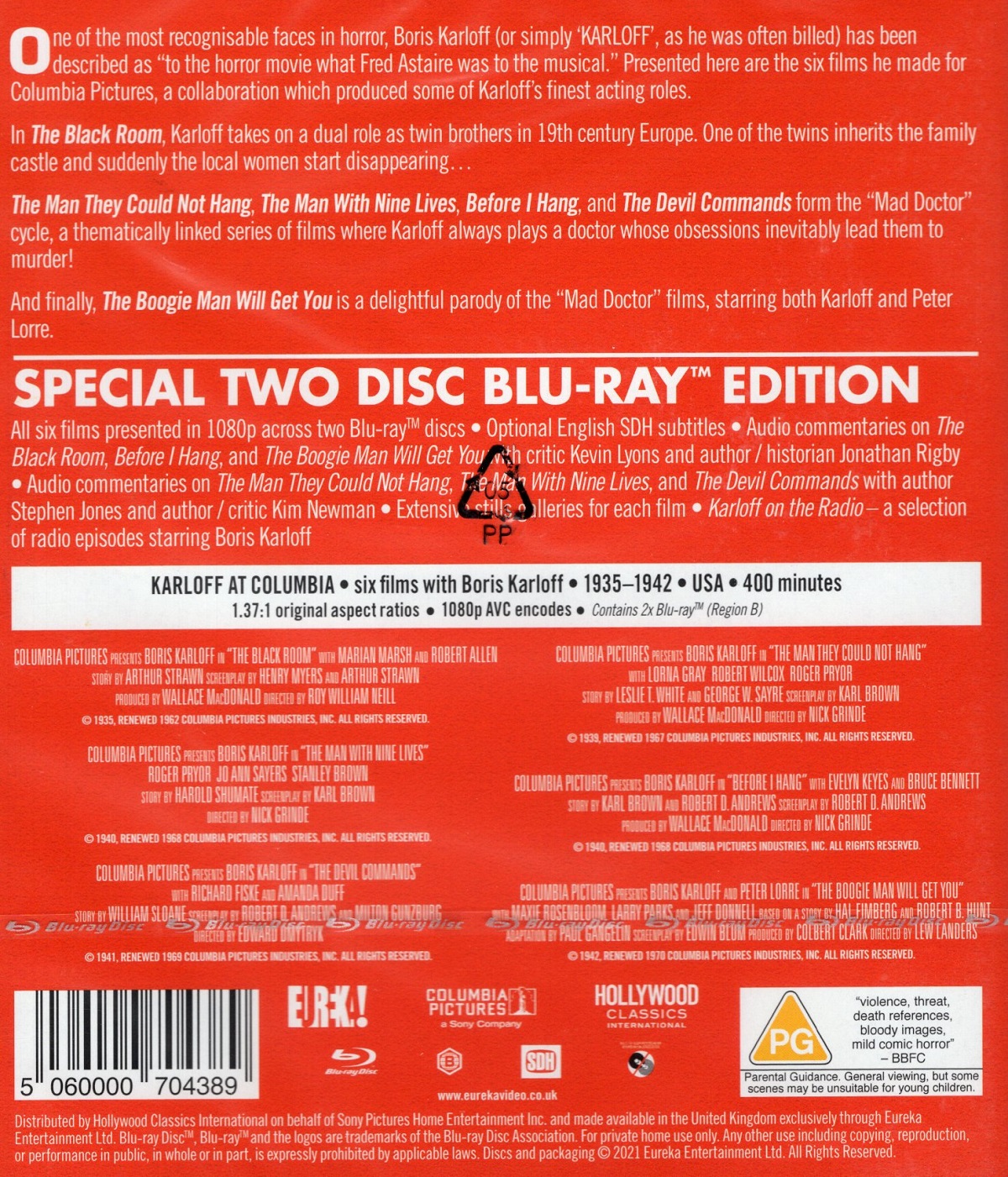 Karloff At Columbia (ej svensk text) (Blu-ray) - 2