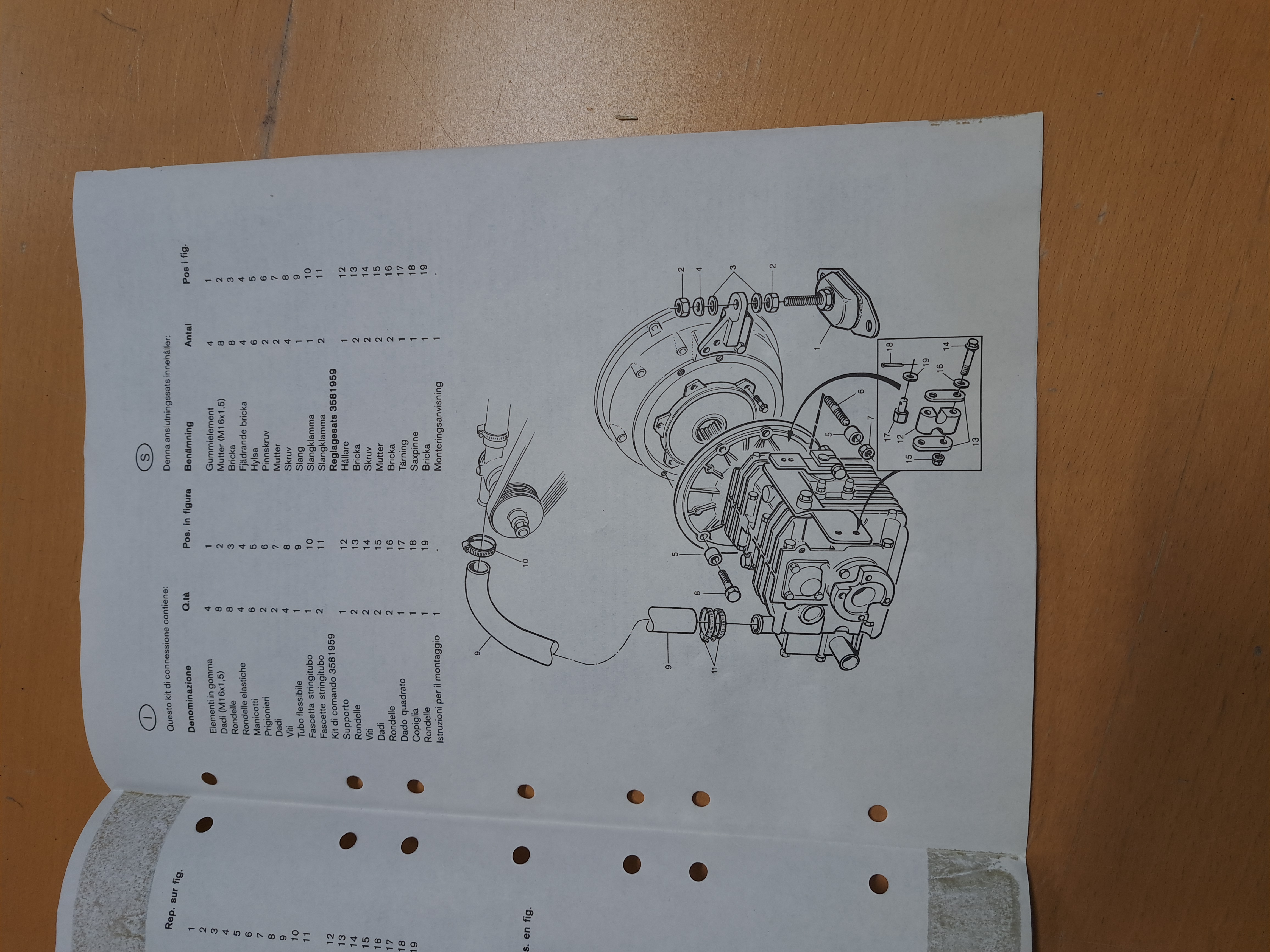 Anslutningssats backslag - 3