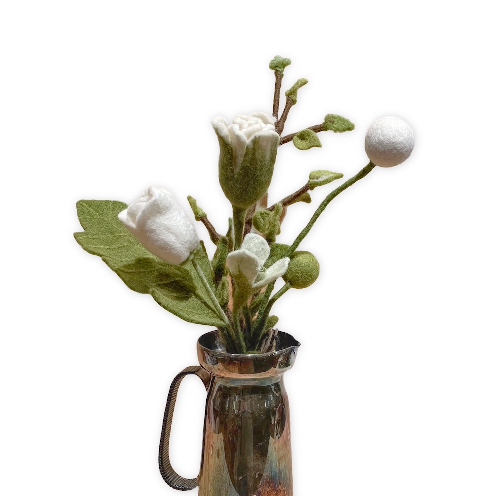 Emmas vita tulpan mix No.1 av ullblommor