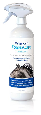 Vetericyn Foam Care tvättskum för hästar 946 ml