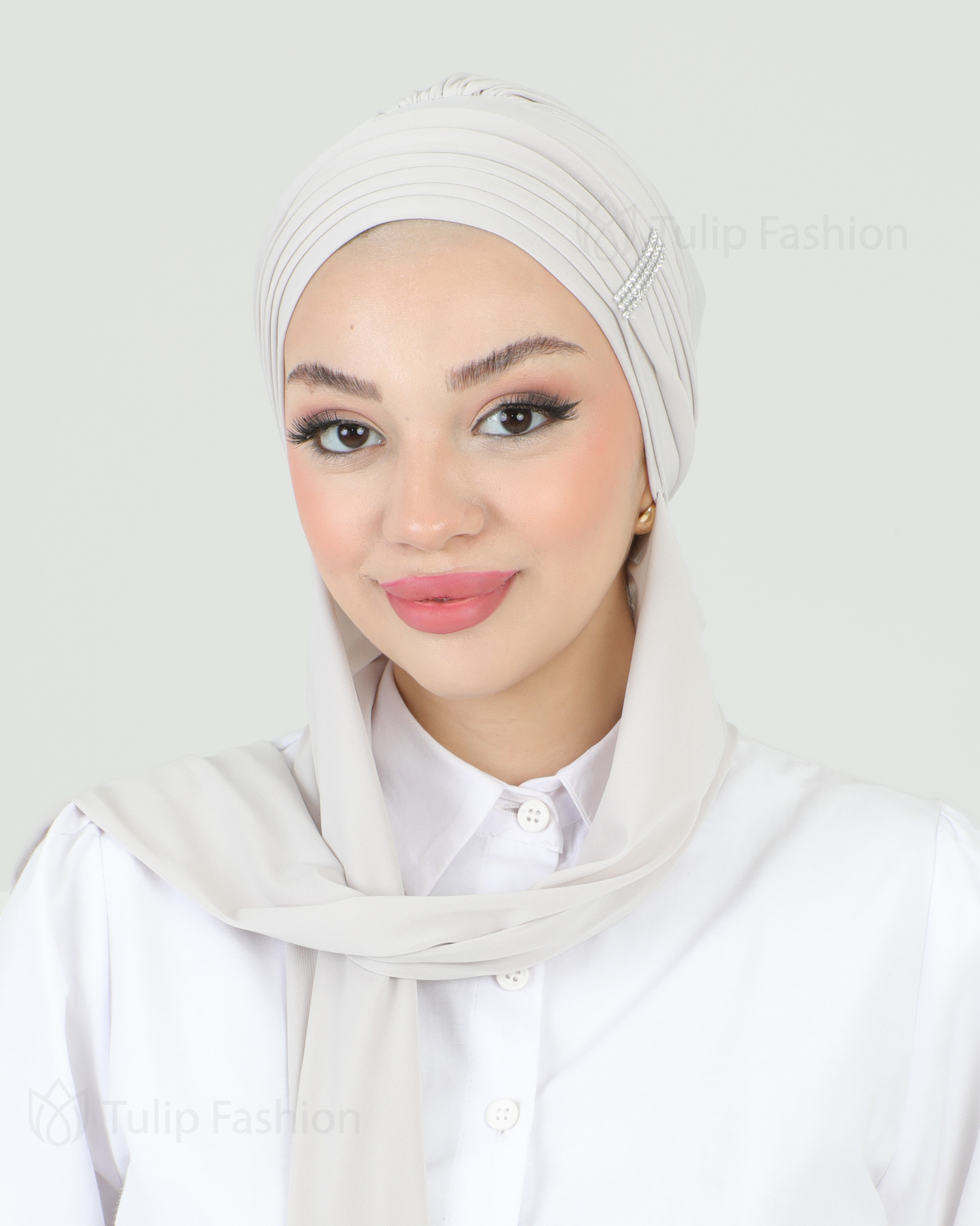 Turban - Saria - Ljusbeige