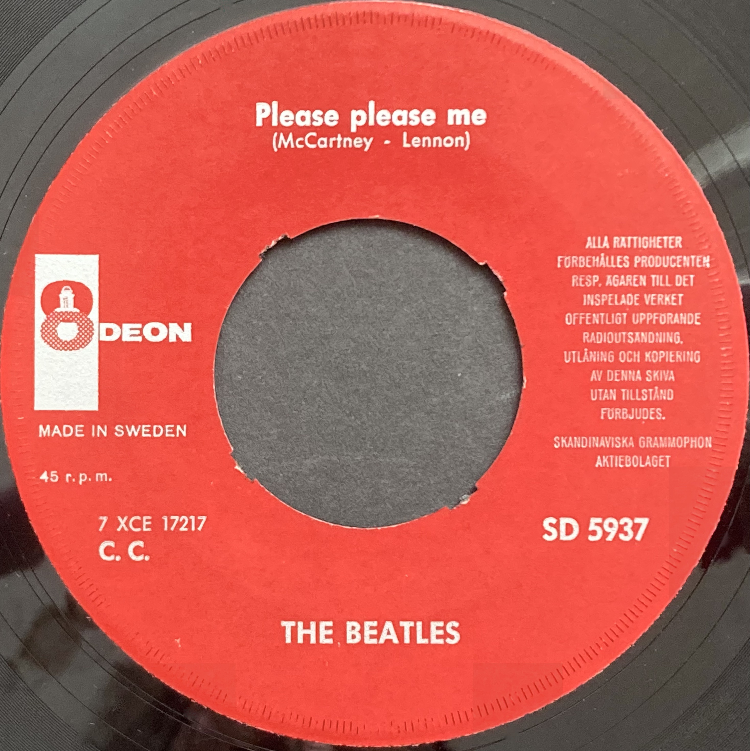 BEATLES - Please, please me Swe PS 1963 - 3