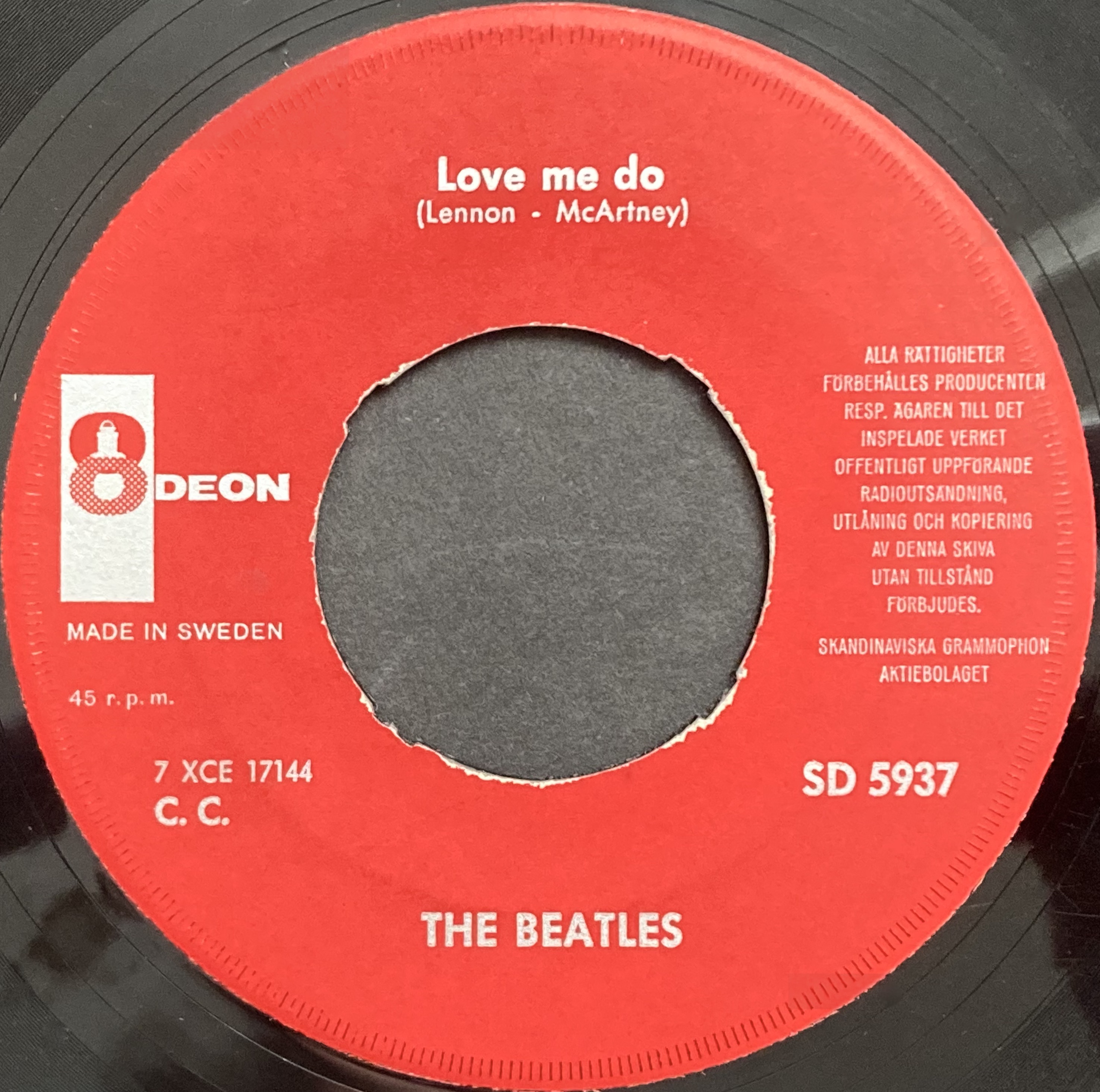 BEATLES - Please, please me Swe PS 1963 - 4