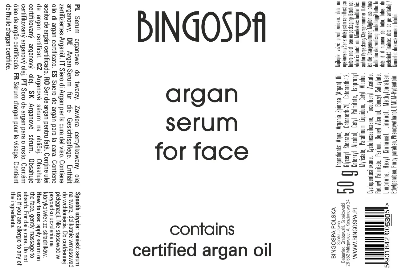 Gezichtsserum met arganolie - 2