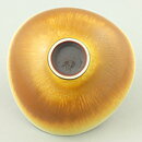 Berndt Friberg (1958) Unique Brown Triangular Haresfur Bowl 11 cm
