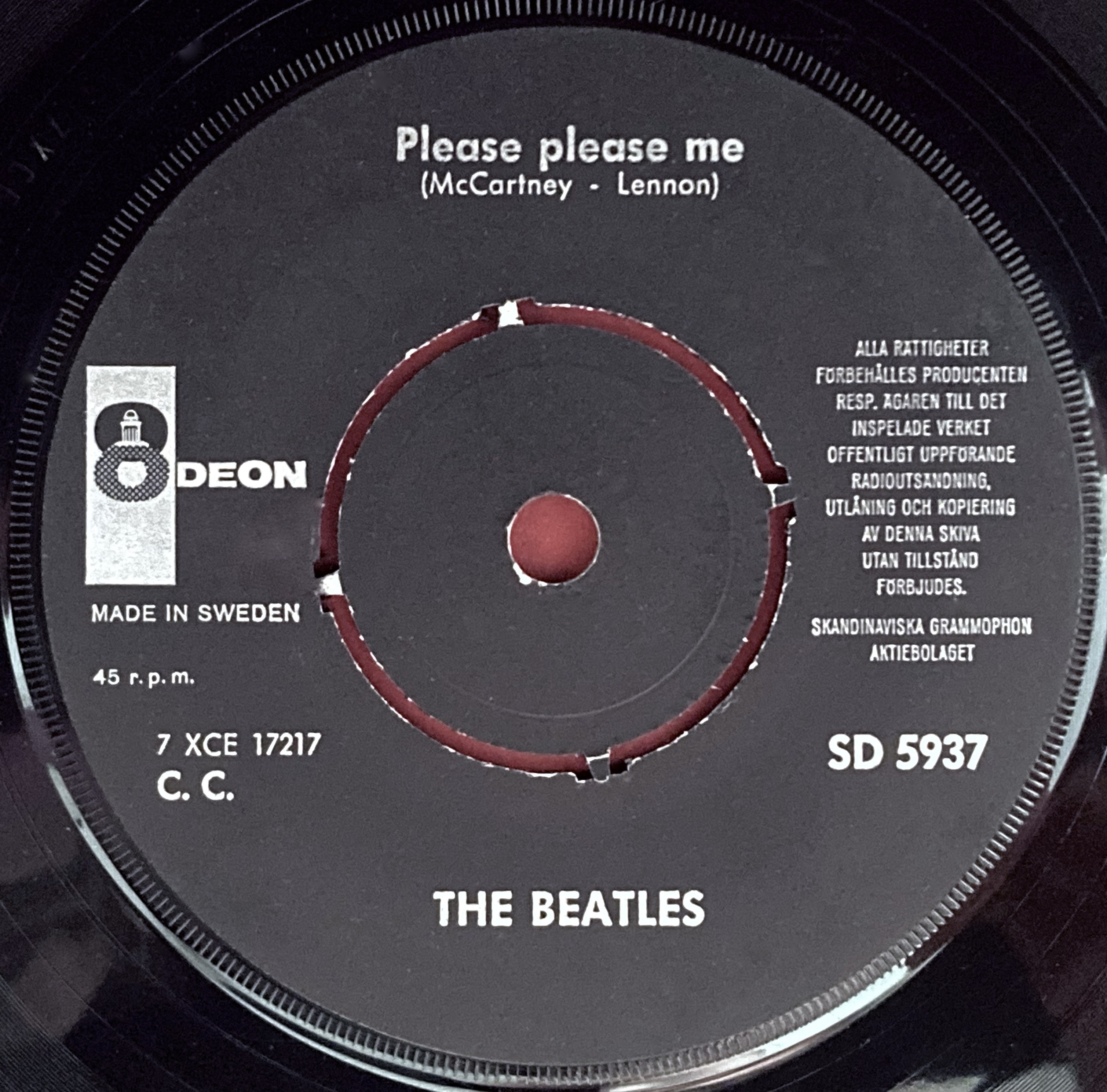 BEATLES - Please, please me Swe PS 1963 - 3