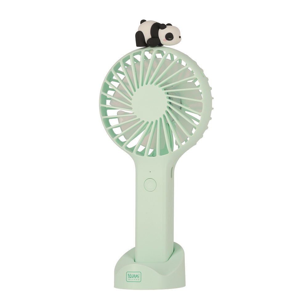 Bærbar mini-ventilator med bordholder, Panda