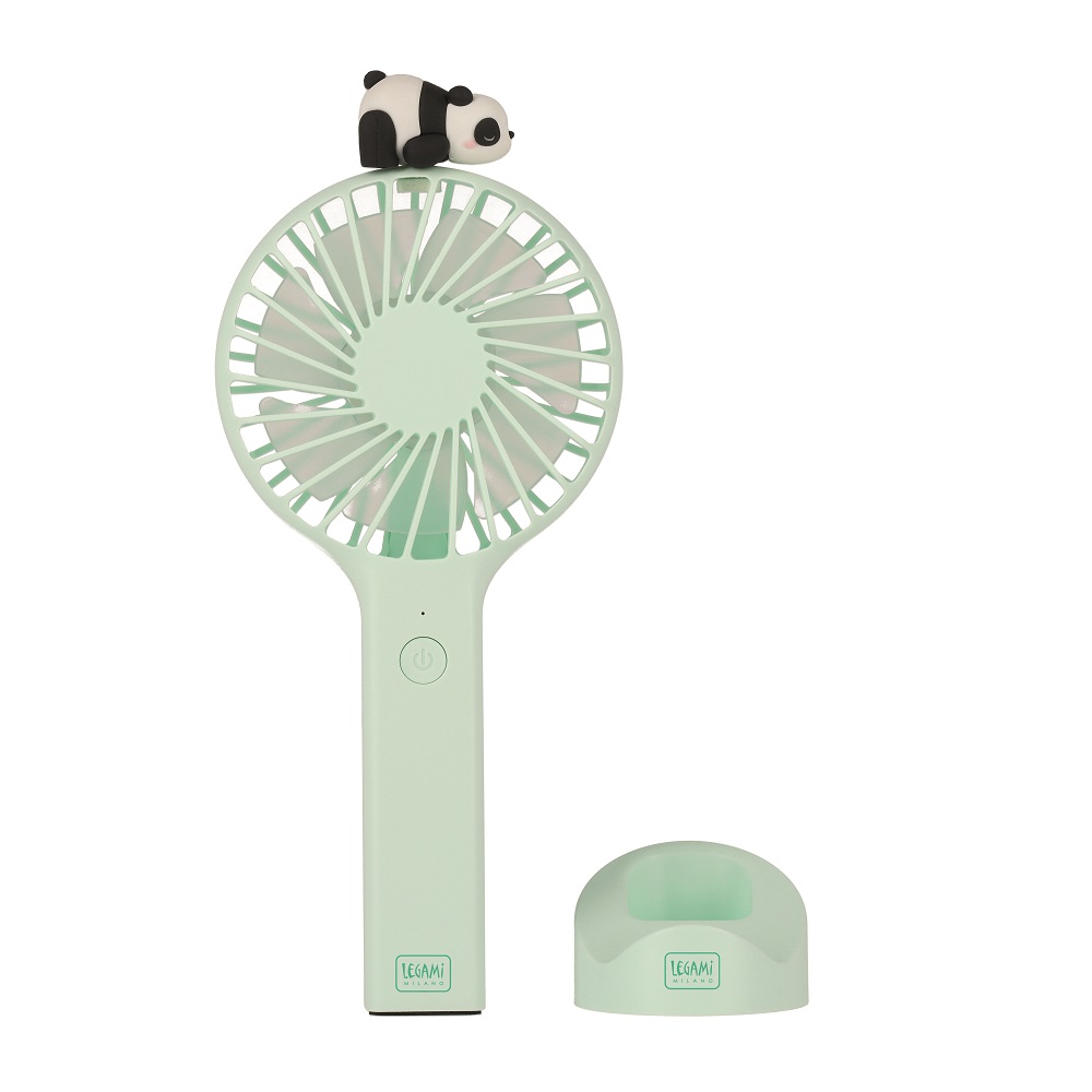 Bærbar mini-ventilator med bordholder, Panda - 3