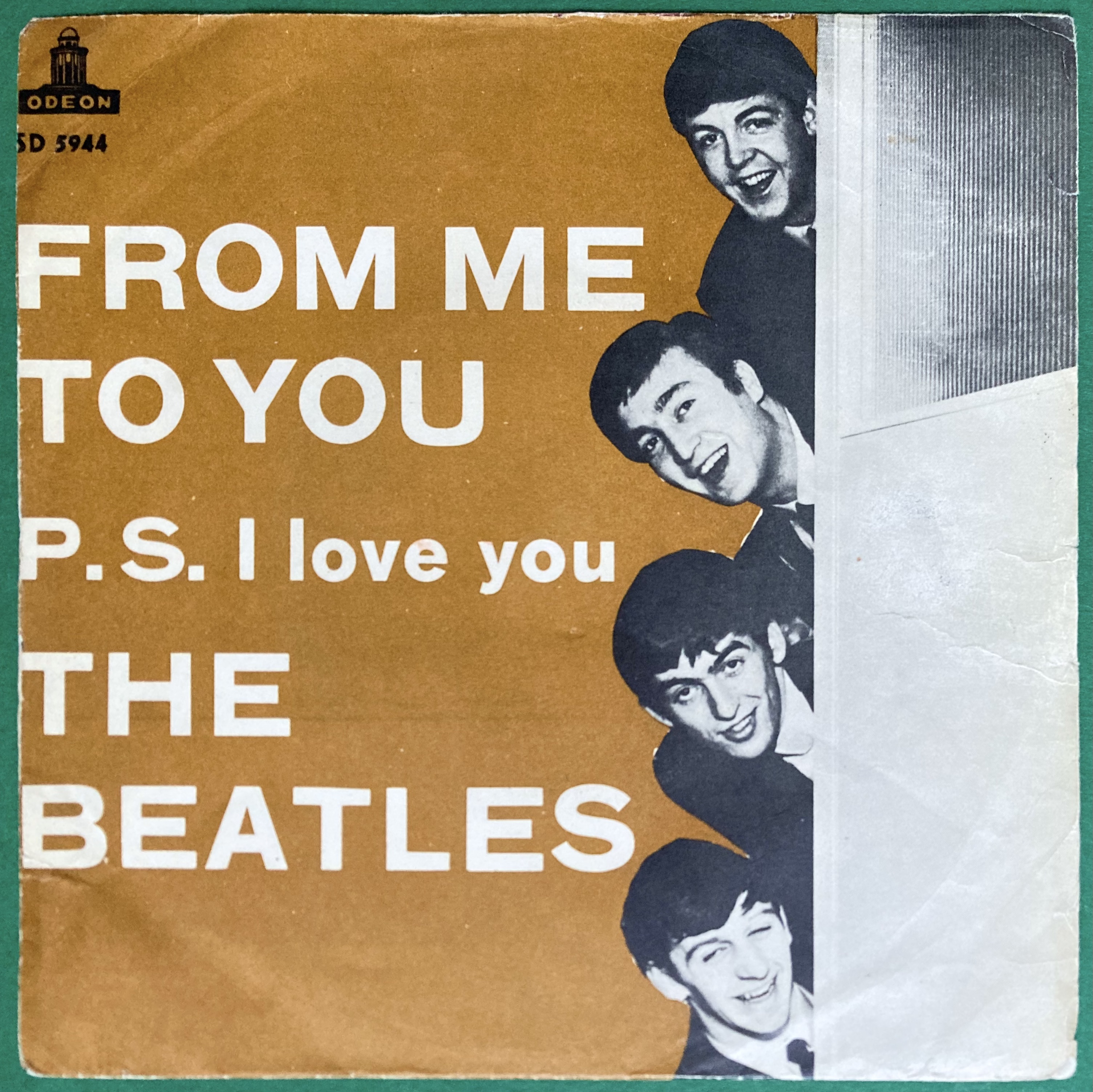 BEATLES - From me to you 7" BRUN Swe PS 1963