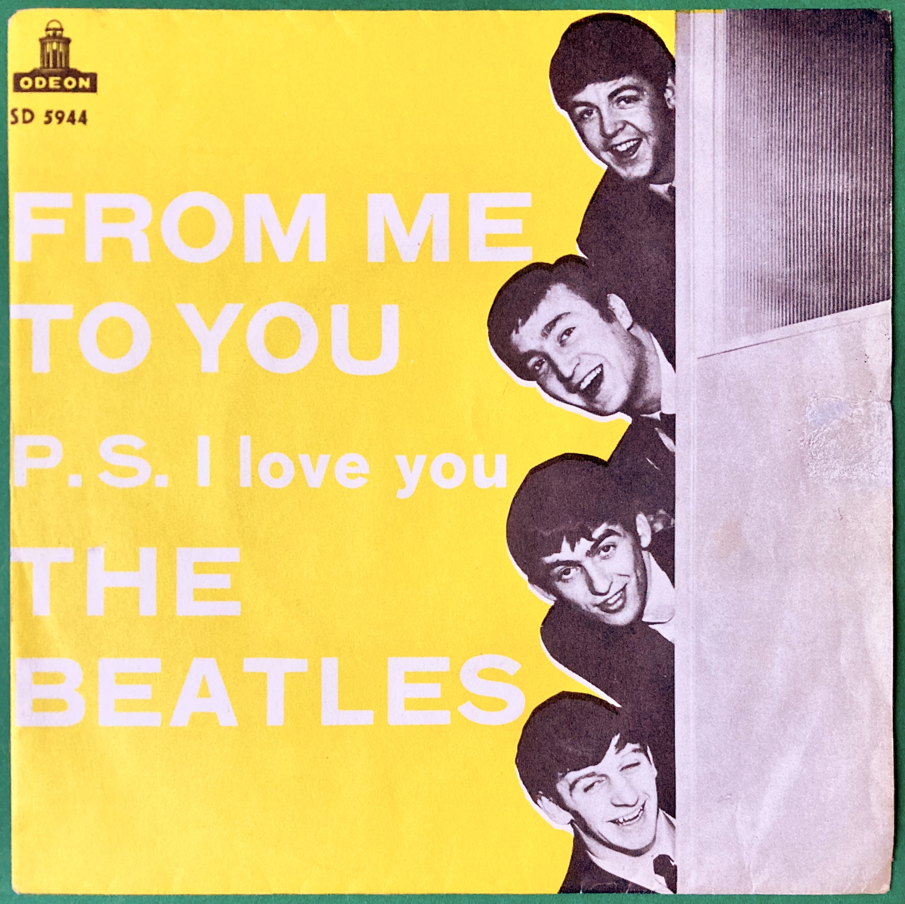 BEATLES - From me to you 7" GUL Swe PS 1963