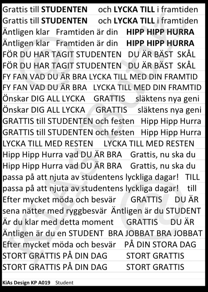 KD KP A019 -Student 
