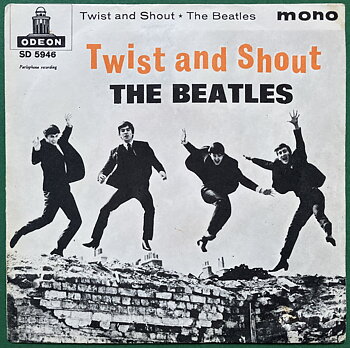 BEATLES - Twist and shout 7" Orange Swe PS 1963