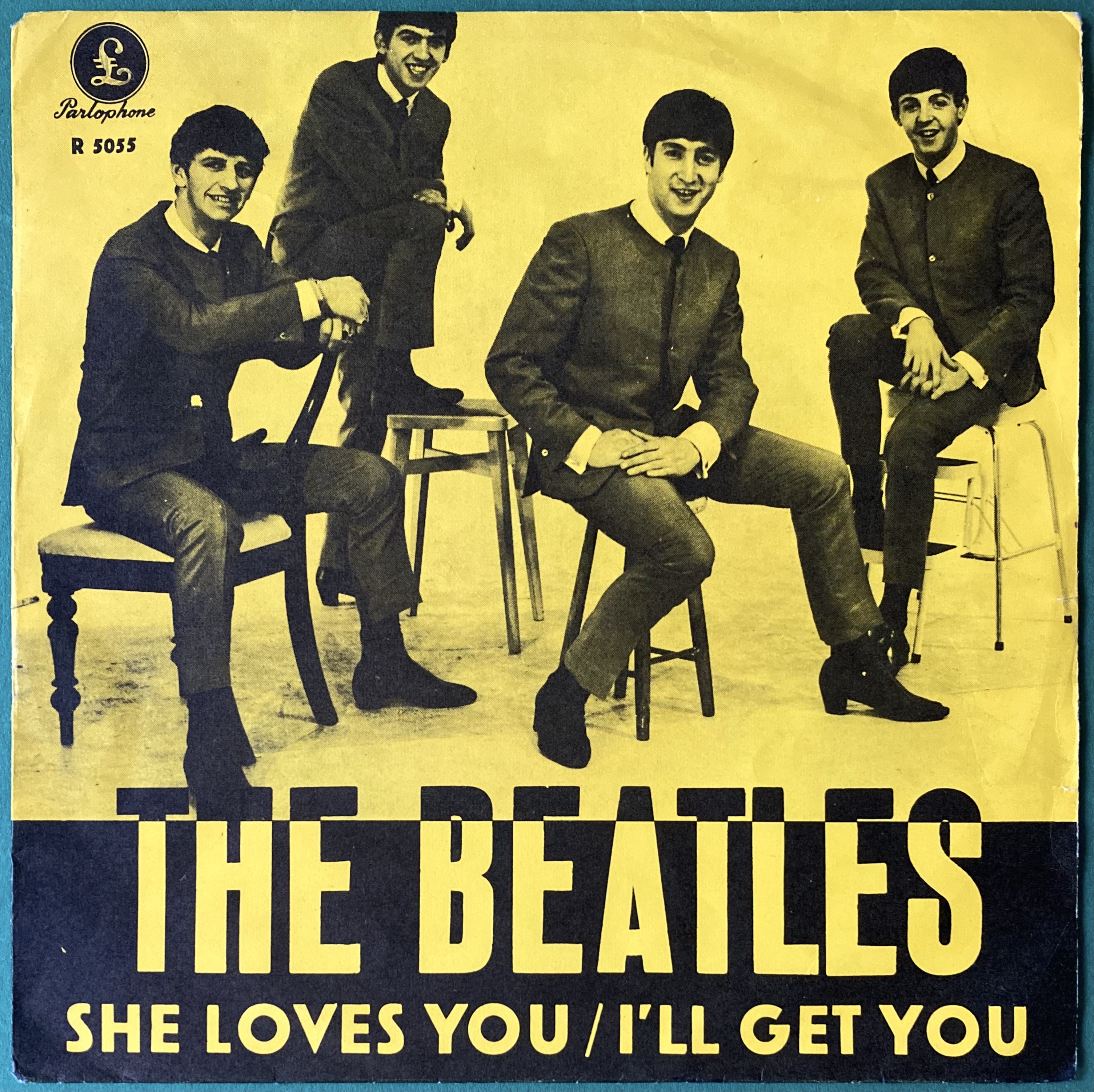 BEATLES - She loves you 7" GUL Swe PS 1963