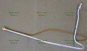 Tube oil engine hose to gauge