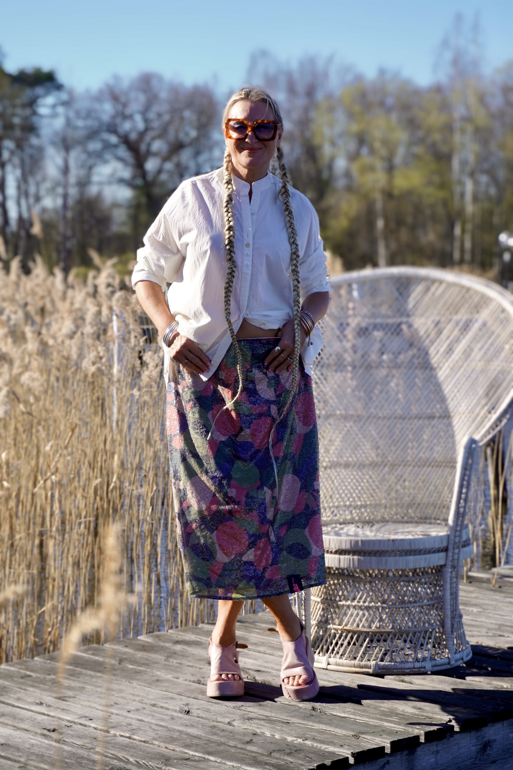 AGNETA MULTI SEQUIN SKIRT 