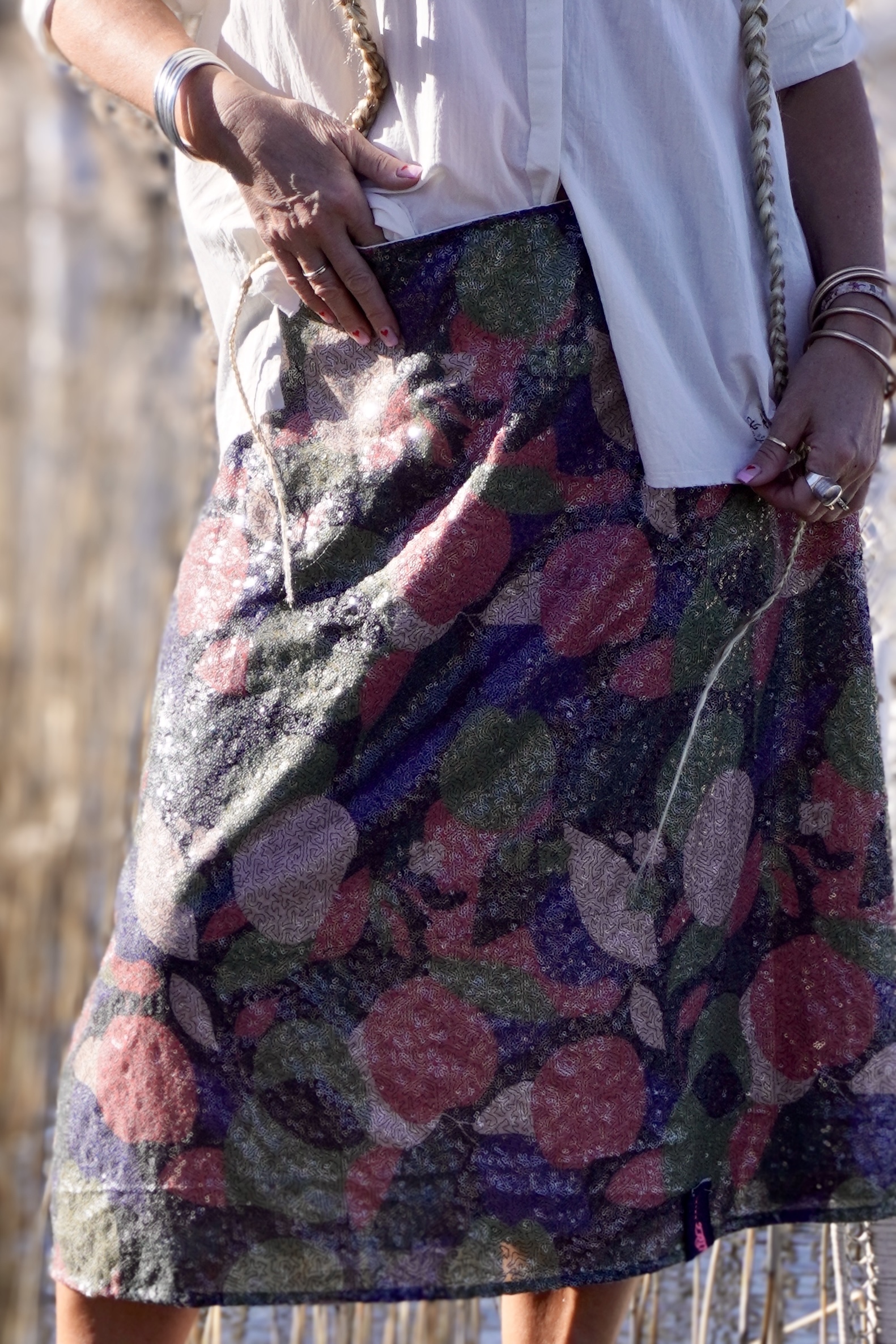AGNETA MULTI SEQUIN SKIRT  - 5