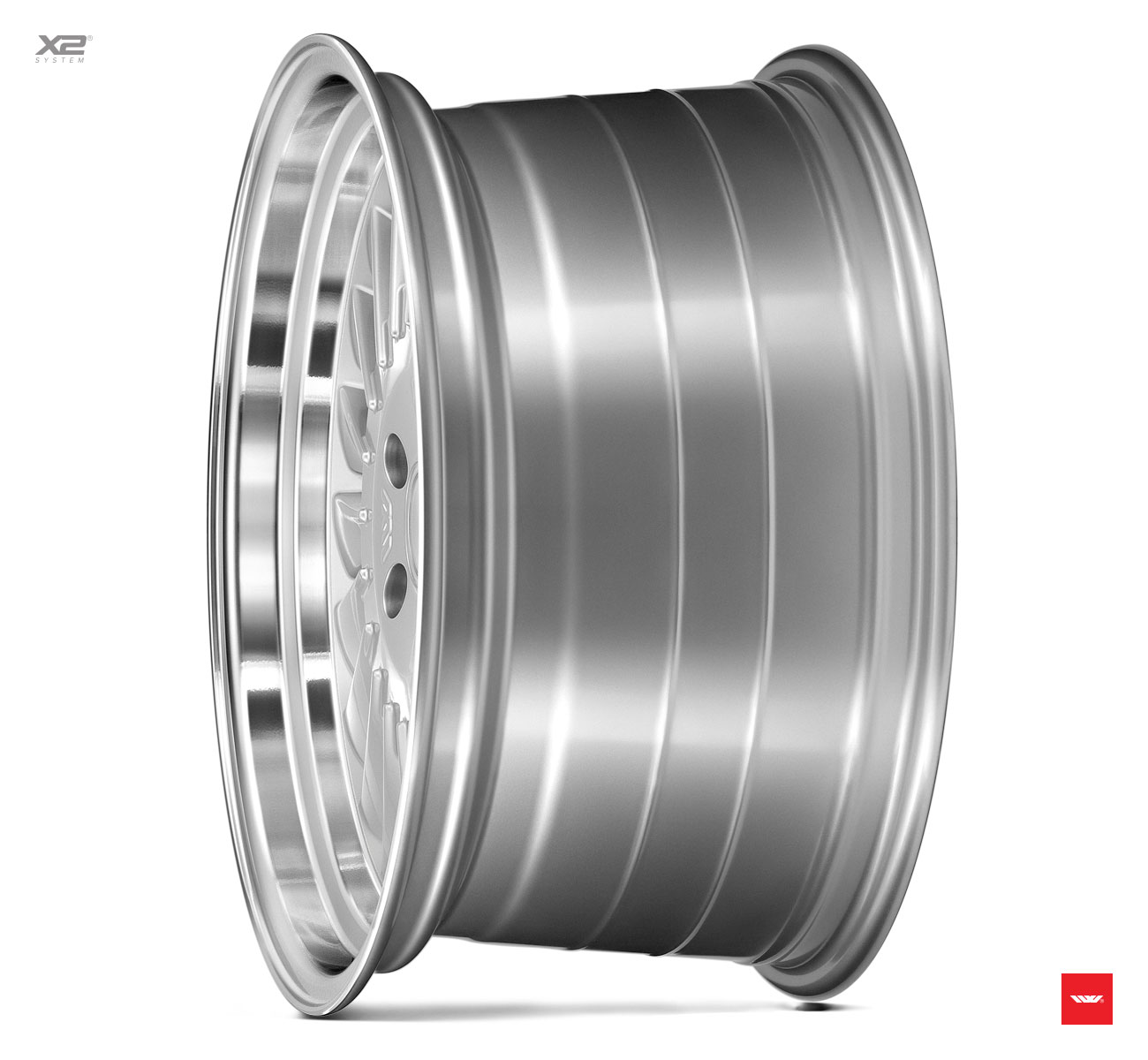 18" Ispiri CSR1D Silver/polished 5x100 - 2