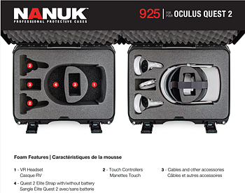 Nanuk 925 - Oculus Quest 2 