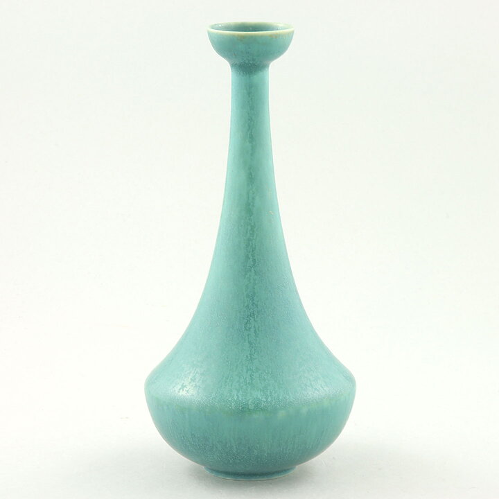 Gunnar Nylund (1950s) Green Modern Vase 19 cm