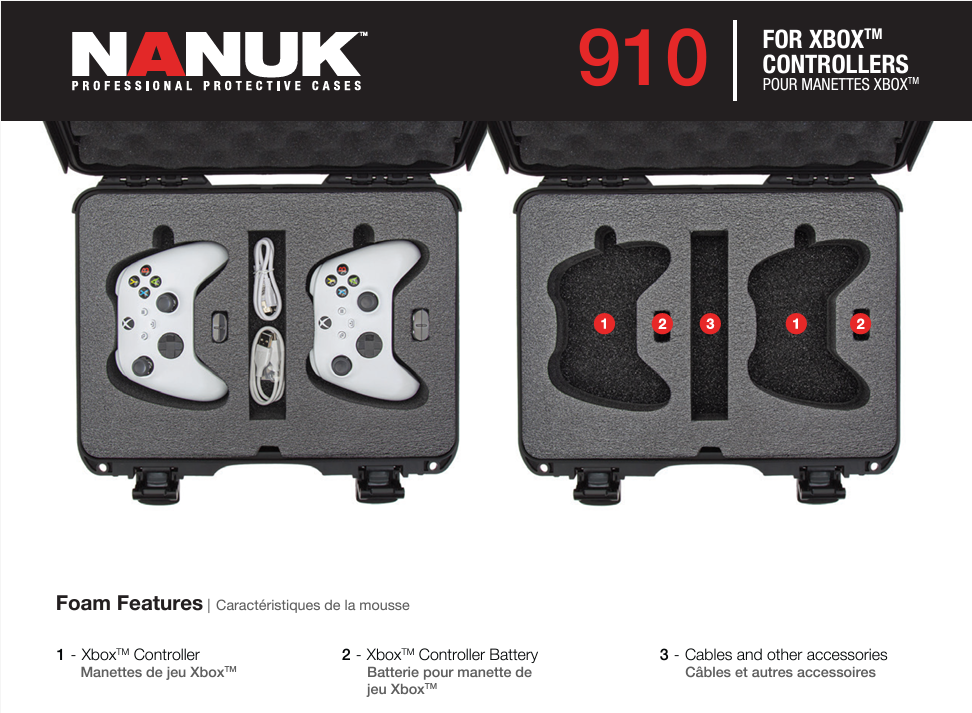 Nanuk 910 - Xbox Kontroller - 2