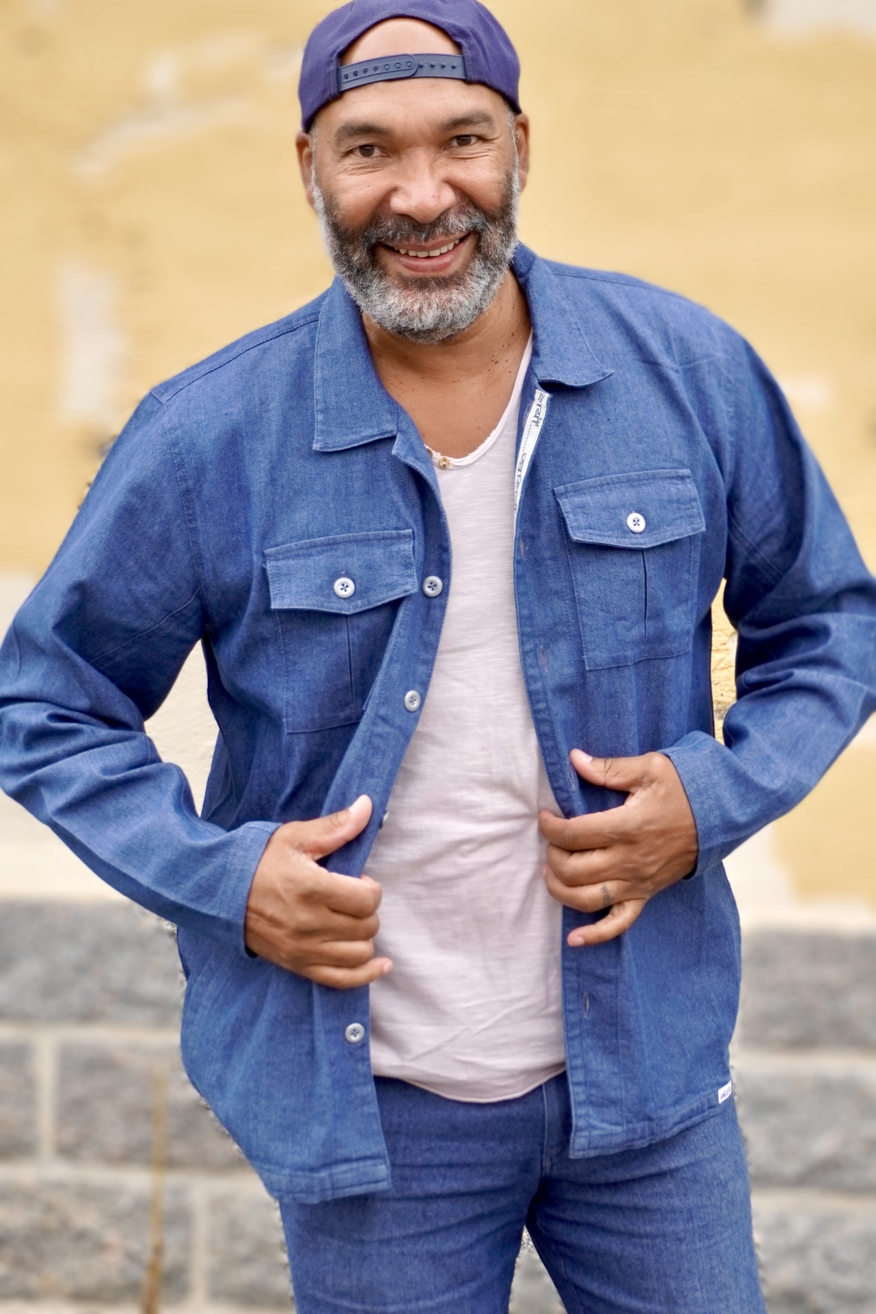 ILKER DENIM JACKET BLUE LOVE