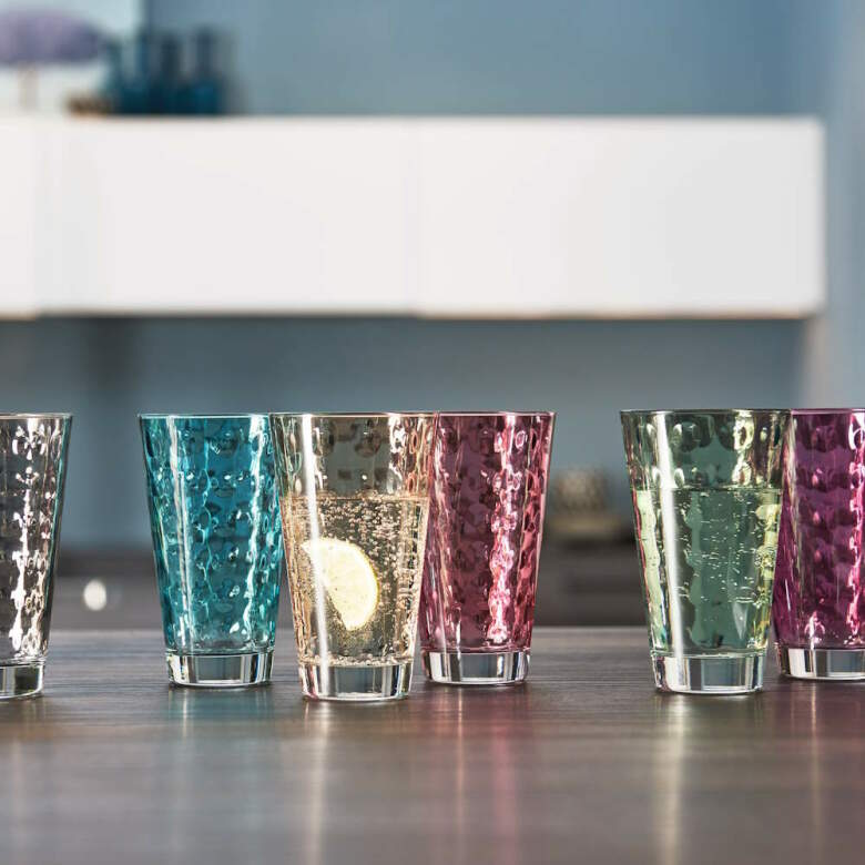 Optic LD Drinking Glass 30 cl Multicolor 6-pack - 2