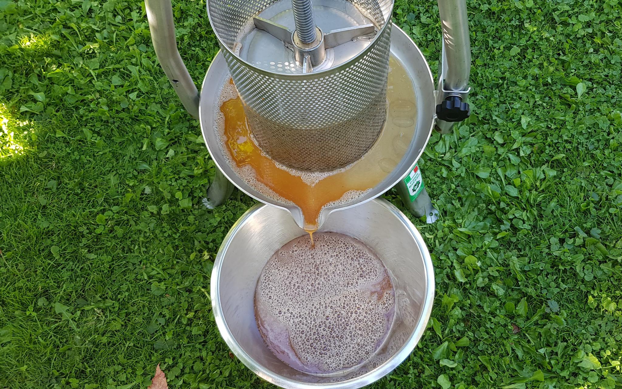 fruitpers V20 INOX & handmatige fruitmolen 15L Fratelli Baesso - 8