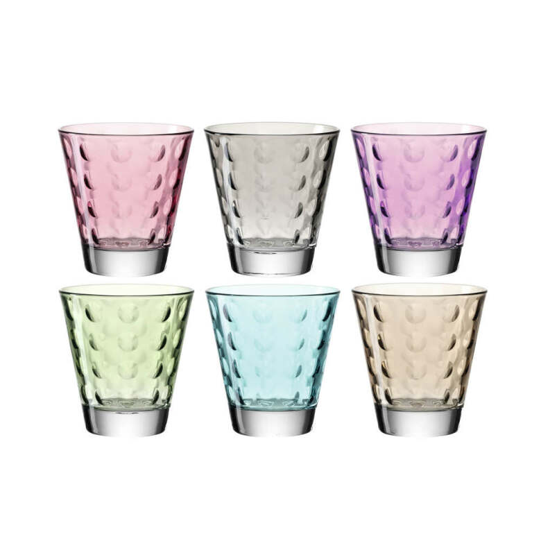 Optic LD Dricksglas 22 cl Flerfärgade 6-pack