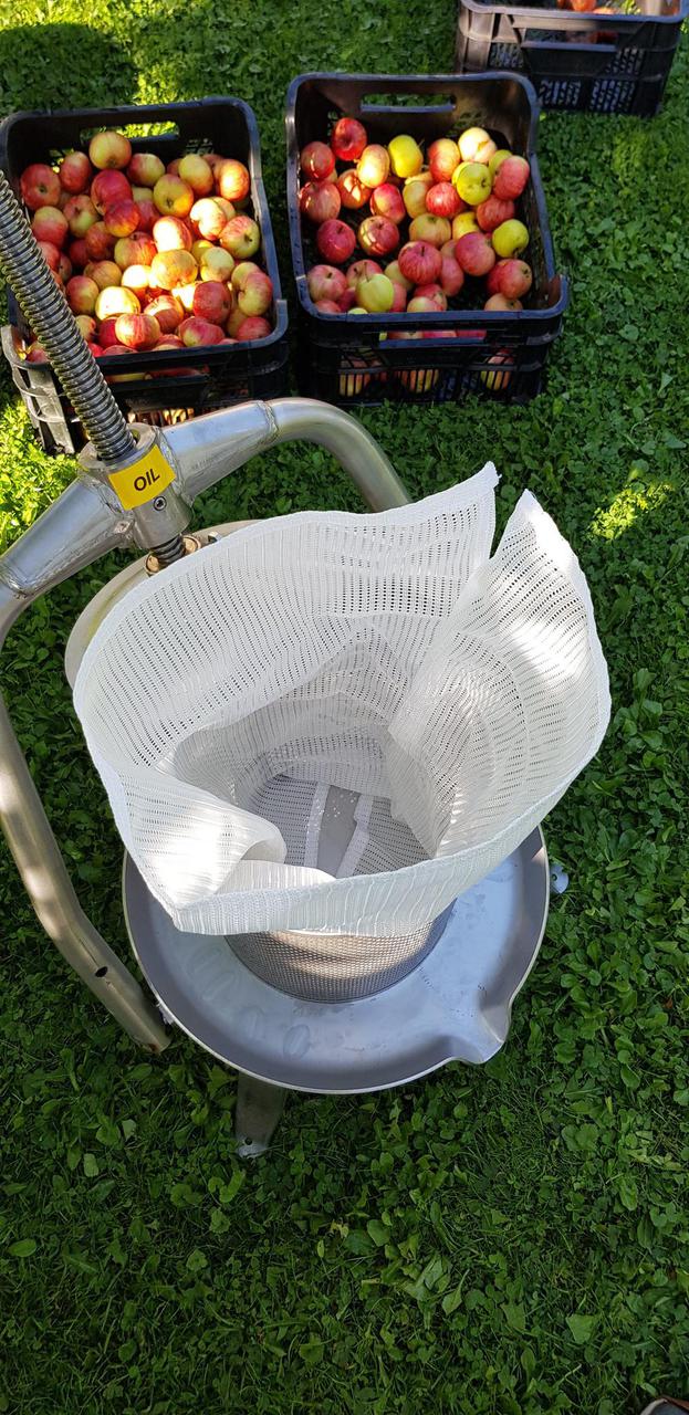 fruitpers V25 INOX & handmatige fruitmolen 15L Fratelli Baesso - 7