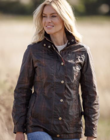 60% RABATT - DAMMODELL - Ladies Wax Jacket - Tartan  - 6