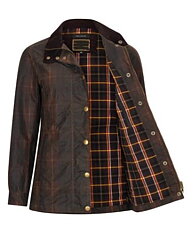60% RABATT - DAMMODELL - Ladies Wax Jacket - Tartan 