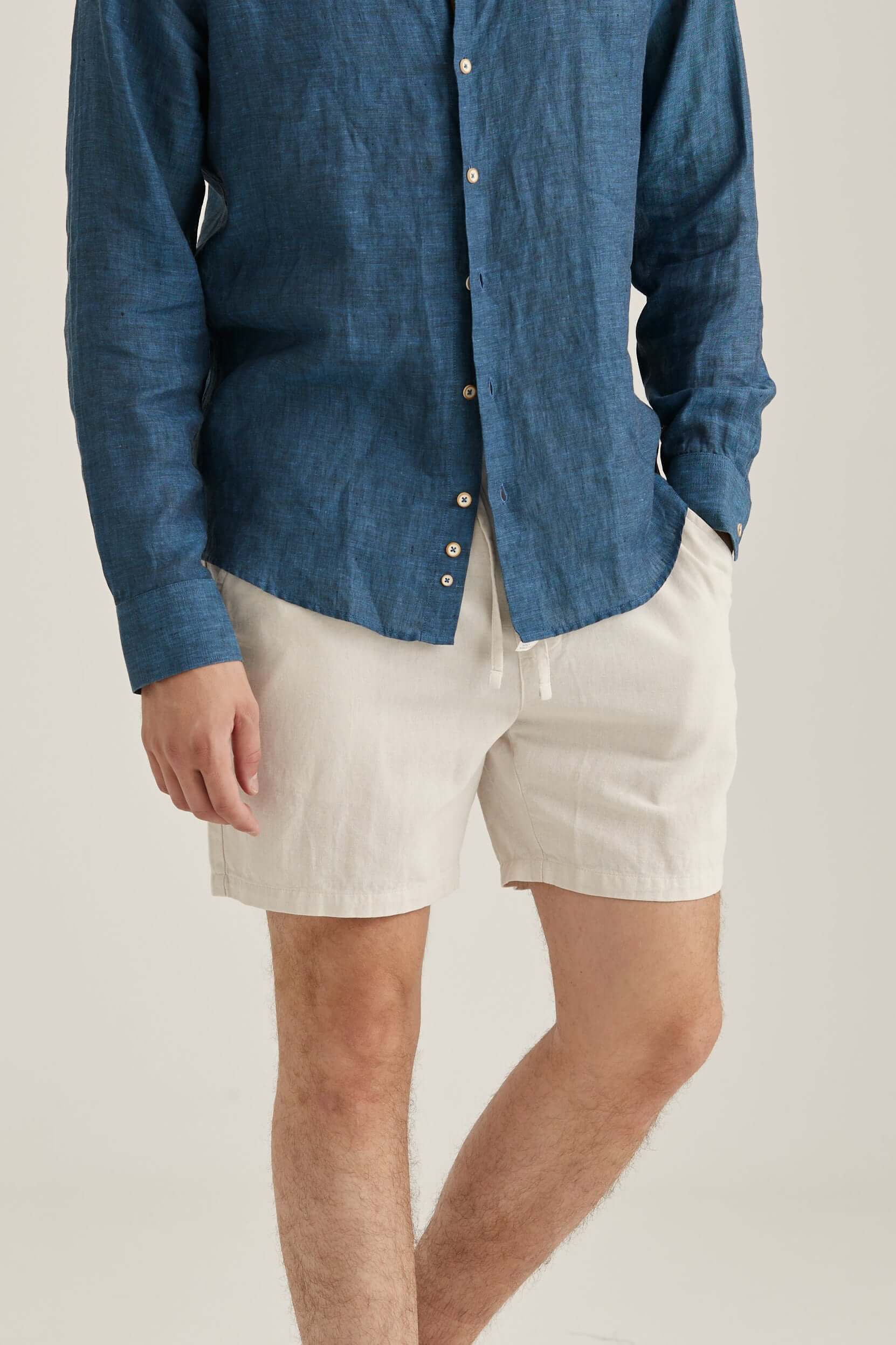 Shorts  beige linne  