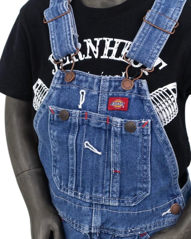 Dickies Kids Denim Bib Indigo JHStore