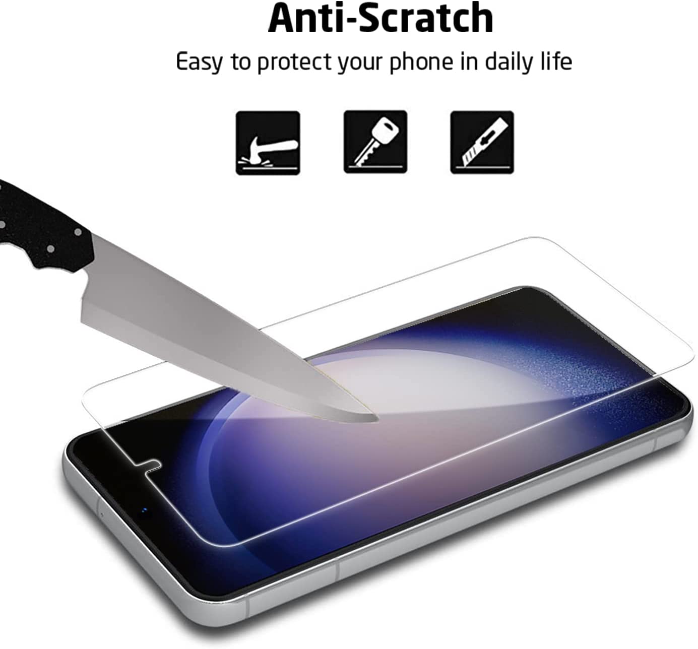 Samsung Galaxy A34 - Tempered Protective Glass / Screen Protector - 5