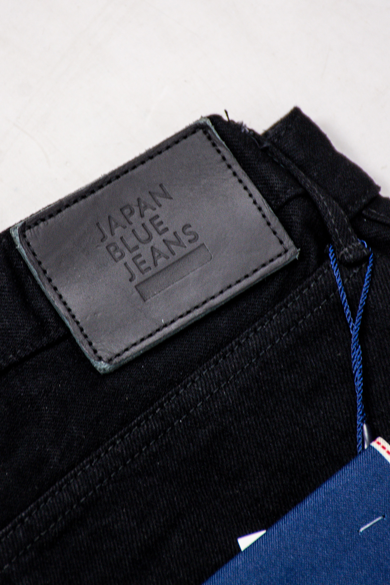 Japan Blue - J414 Black/Black Selvedge Denim 14oz Classic - 3