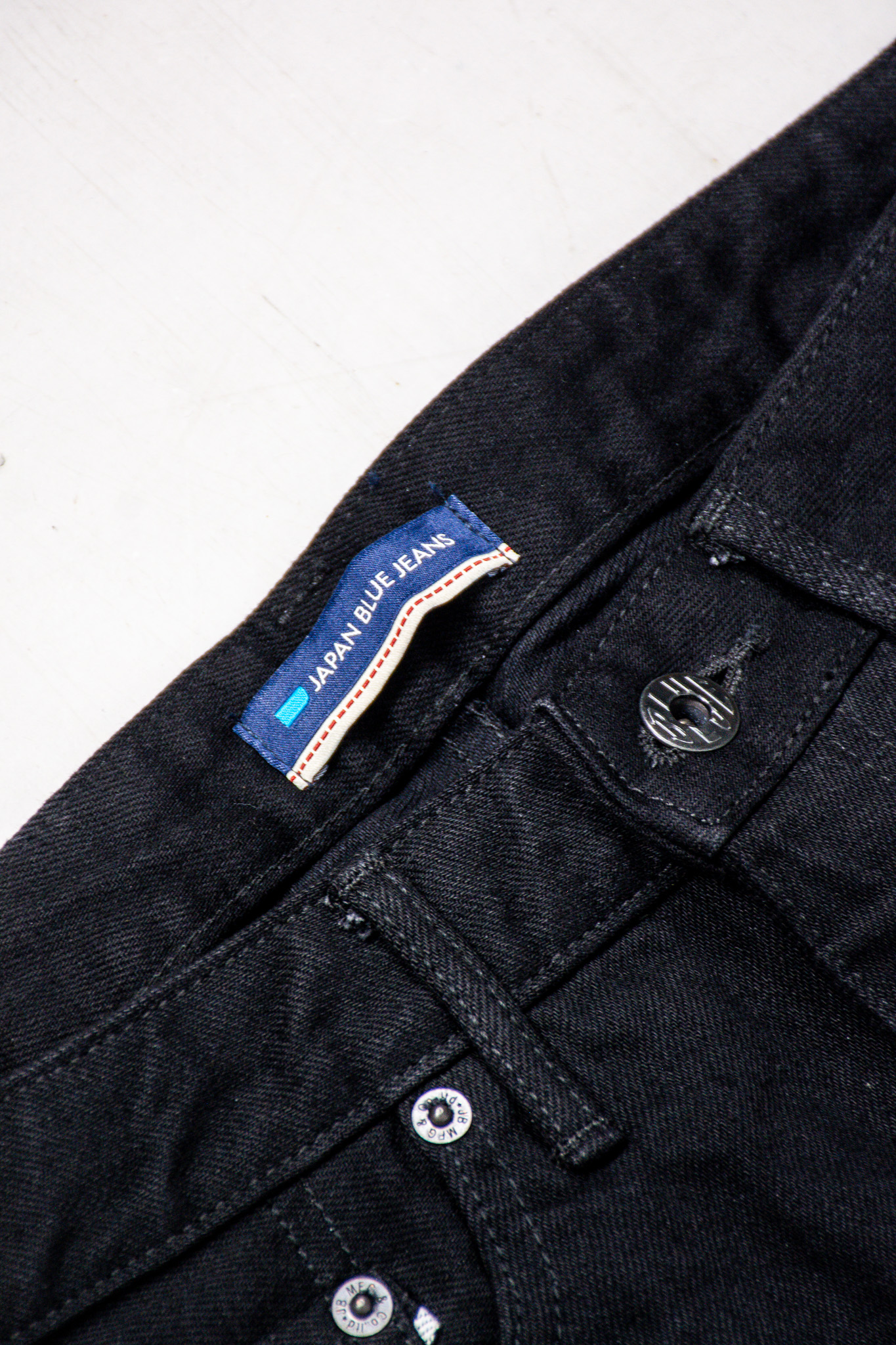 Japan Blue - J414 Black/Black Selvedge Denim 14oz Classic - 7